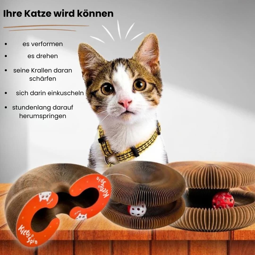 Interaktiver Kratzbaum für Katzen