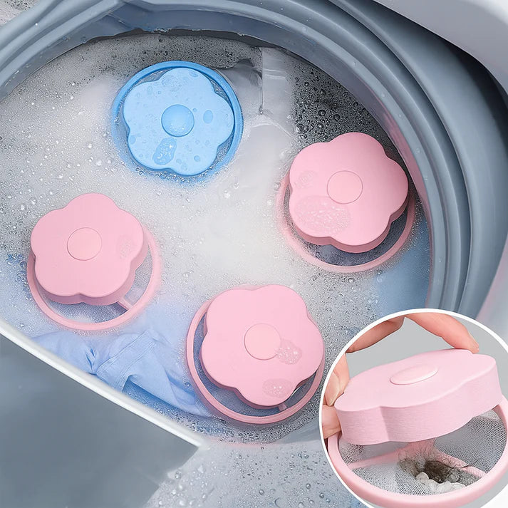 Set aus 4 Fellfänger-Kapseln für die Waschmaschine